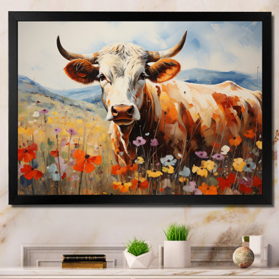 «Cow Natures Symphony II», reproduction sur toile