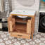 Meuble-lavabo 30 po avec comptoir en céramique, tiroir à fermeture en douceur, tablette réglable et organisateurs de porte