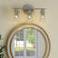 3-Light Dimmable Brushed Nickel Vanity Light