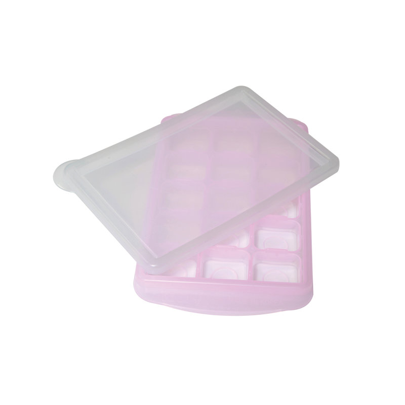 Coan Plastic Ice Cube Tray, Pink