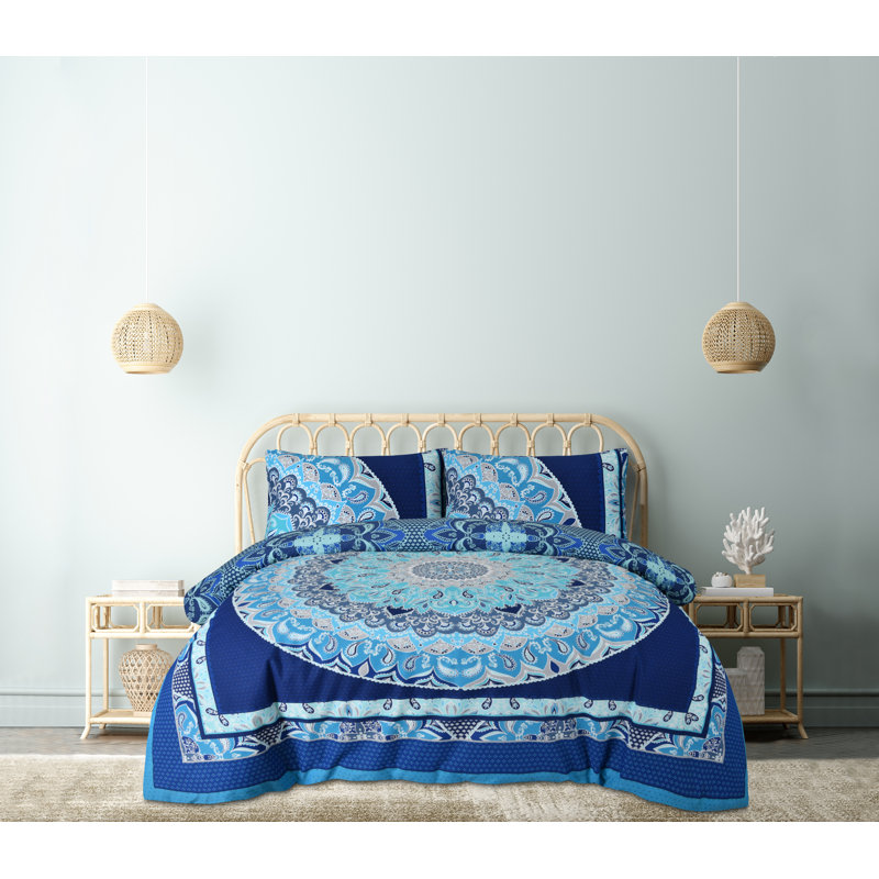 Cotton Blend Bedding, Single Duvet Cover + 1 Standard Pillowcase