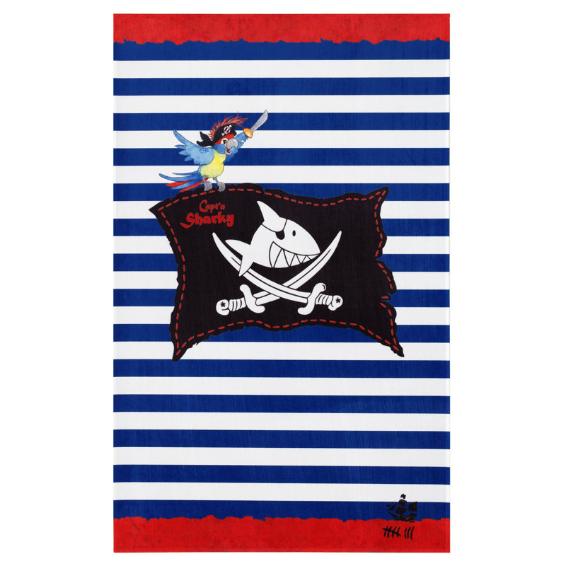 Striped Area Rug, Rectangular 100 x 160cm