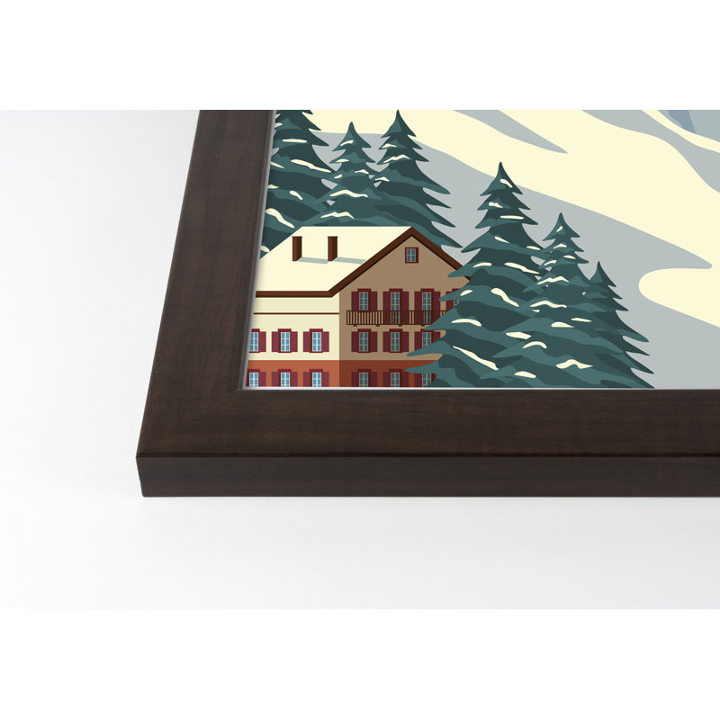 Ski Lift Lodge - impression encadrée