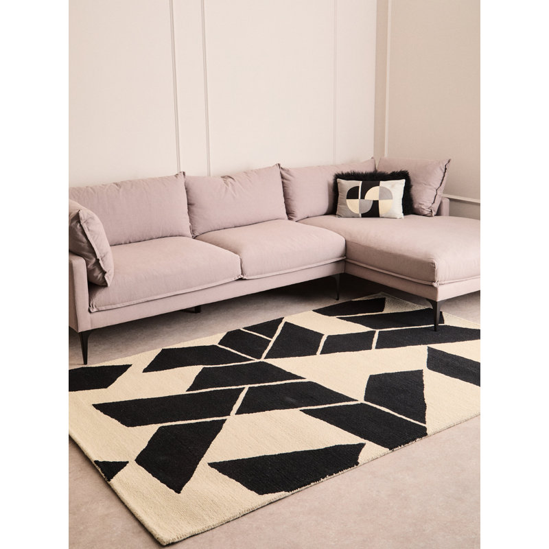 Geometric Flatweave 240cm X 150cm Area Rug, Rectangle 150 x 240 cm