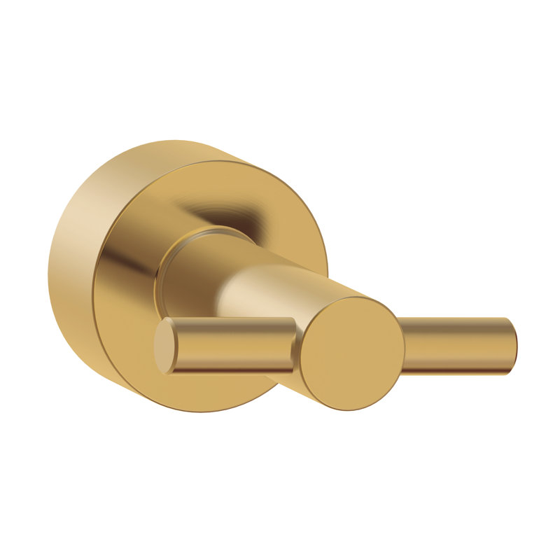 Parma Wall Mounted Robe Hook, Brushed Bronze