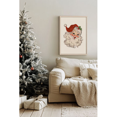 «Festive Christmas», peinture encadrée décorative de 13,0 po x 19,0 po | Cadre 100% bois massif (épaisseur: 0,8 pouce), œuvre d'art 100% MDF | Impression numérique pour des couleurs vives, décoration murale parfaite pour la maison et le bureau