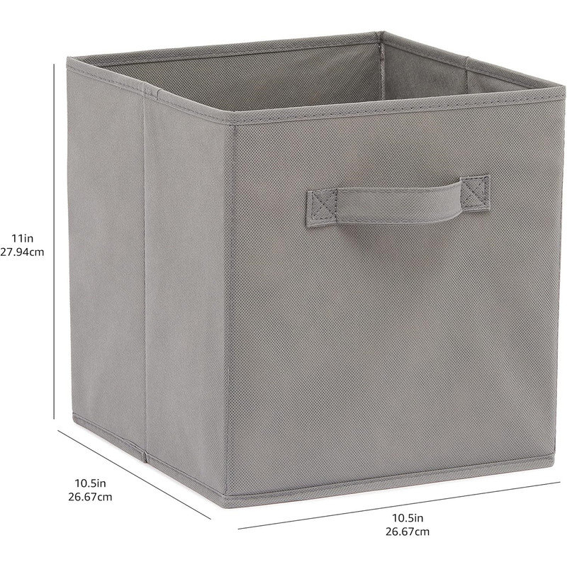 Collapsible Fabric Storage, Grey