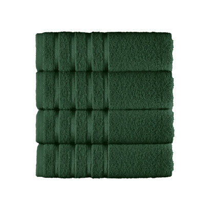 Elegant Comfort 100% Turkish Cotton 4-Piece Towel Set – Ultra Soft, Highly Absorbent, Quick Dry Bathroom Towels