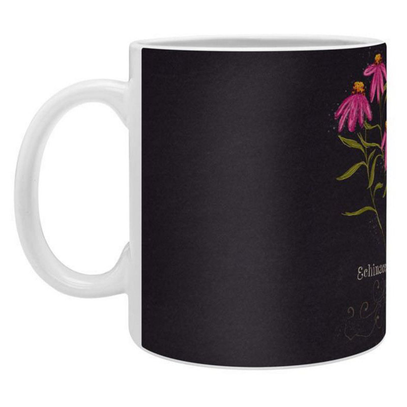 Grande tasse à café echinacea
