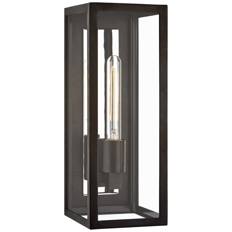 Chapman & Myers Fresno 3/4 Wall Lantern, 16" H x 6" W x 6.75" D