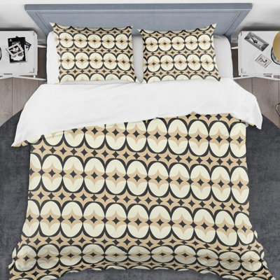 Modern & Contemporary Polyester Twill Geometric Shapes Duvet Cover