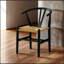 Chaises d'appoint noires en bois 2 pièces avec sièges en corde tissée, parfaites pour les salles à manger et les cuisines modernes