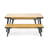 1 Dining Table & 2 Dining Benches
