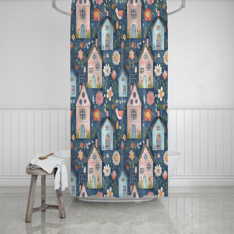 Anglie Shower Curtain, 93" H x 70" W