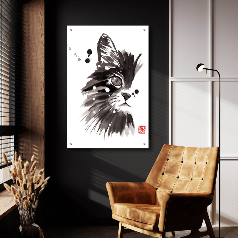 «Half Cat» par Pechane, H 36 po x l 24 po