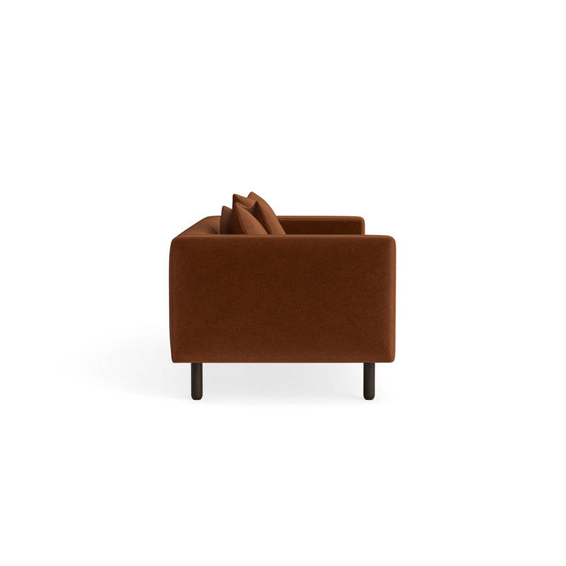 MTO - Mono 82" Sofa, Copper Velvet