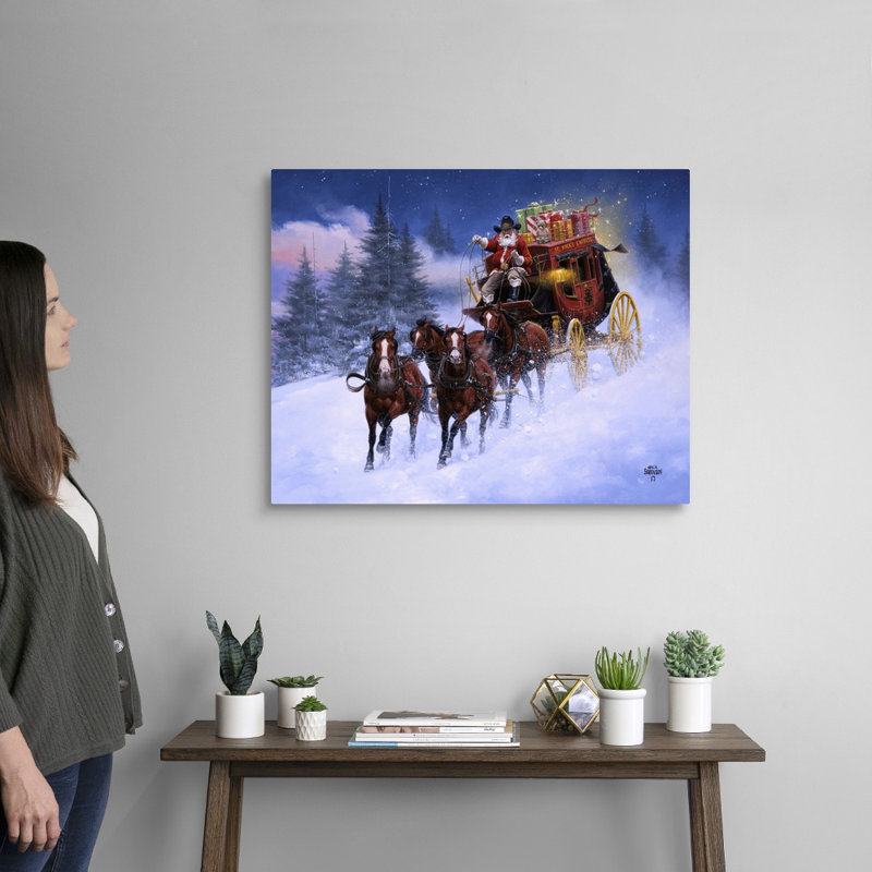 Reproduction d’art sur toile, "nick’s Express" par Jack sorde, H 24 po x l 30 po x P 1,25 po, Toile tendue
