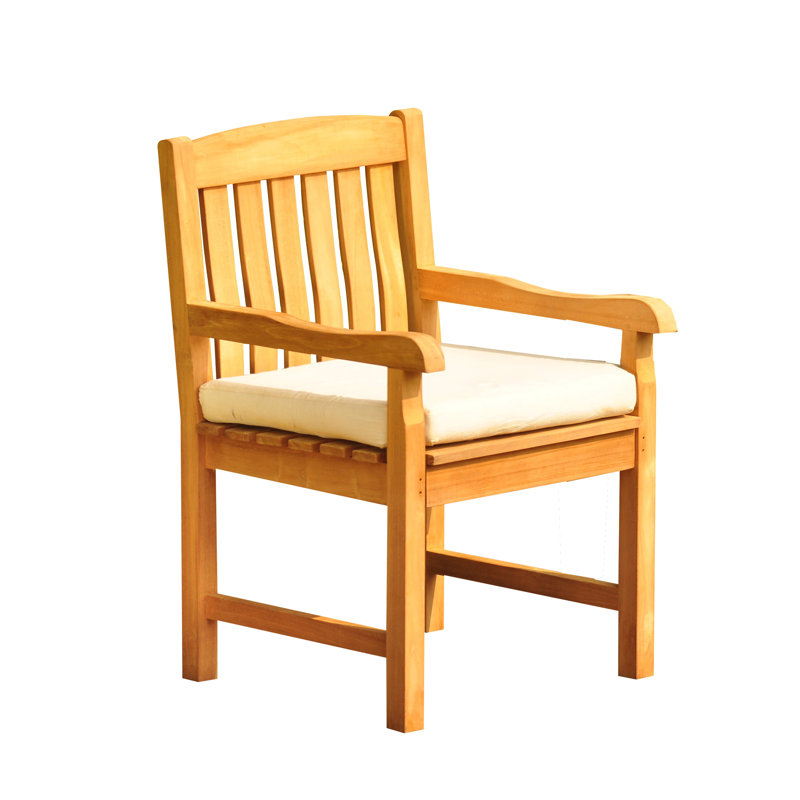 Masuda Teak Dining Set, 48" L x 48" W x 30.5" H, 3