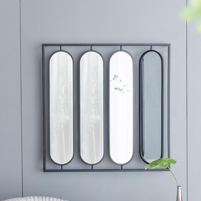 Large Four Oval Wall Mirror