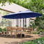 Parasol de marché rectangulaire avec base de 15 pi x 9 pi 10 ans sans décoloration-1325291167-1325291166
