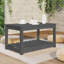 Singita Rectangular Pine Solid Wood Outdoor Coffee Table-250652310-250652297