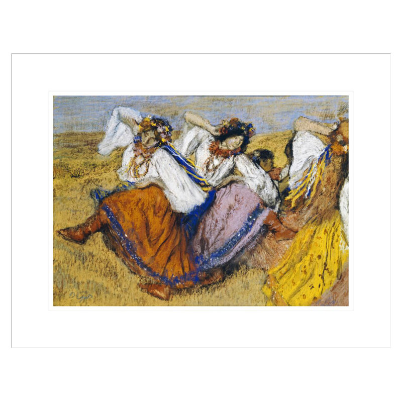 «Danseuses russes» par Edgar Degas, impression giclée encadrée, H 17,14 po x l 21,75 po