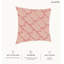 Housse de coussin floral en polyester
