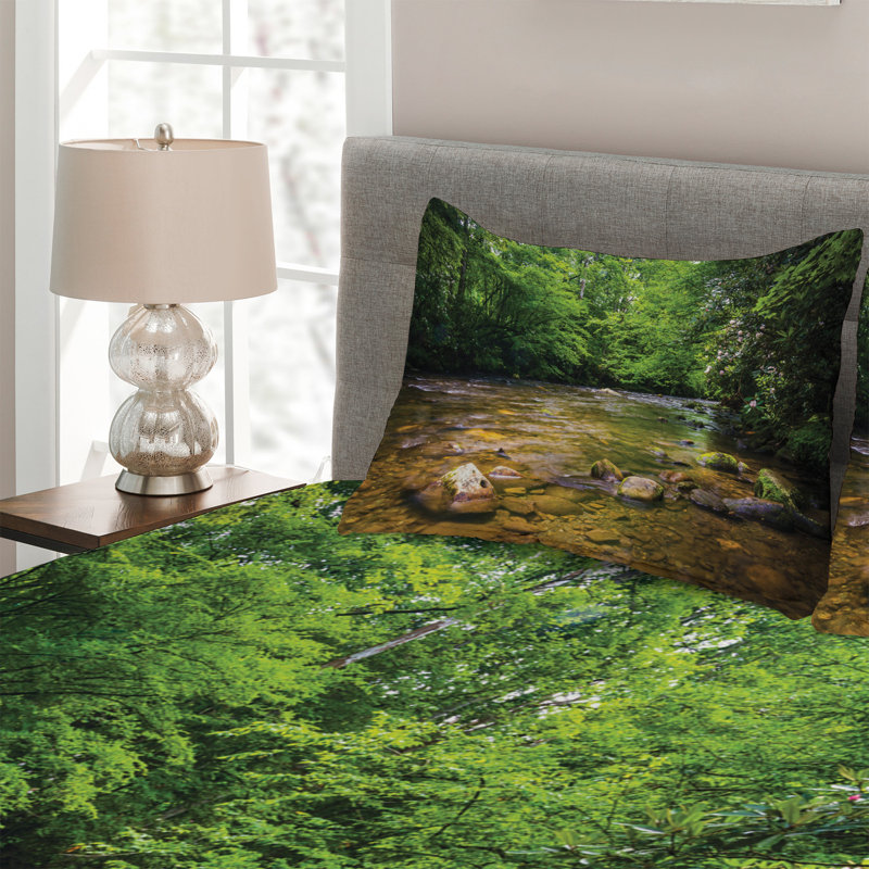 Rustic Coverlet, King Bedspread + 2 Shams