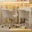 Chaise de travail en velours Edwardo-441260698-441260703