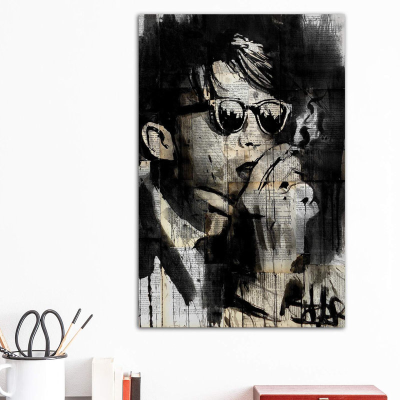 Auteur 1 Piece Wrapped Canvas Wall Art, 30.48 cm H x 45.72 cm W