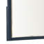 Tela 36 Inch Dresser Mirror, Blue Pinewood Frame, Dark Brown Top-116748769