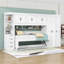 Lit escamotable avec armoire, bureau, armoire et tiroirs de rangement-40914024
