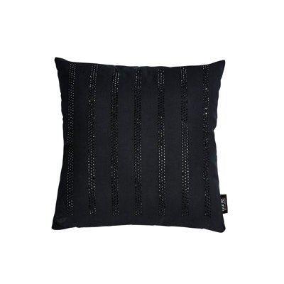 Stone Striped Square Cushion