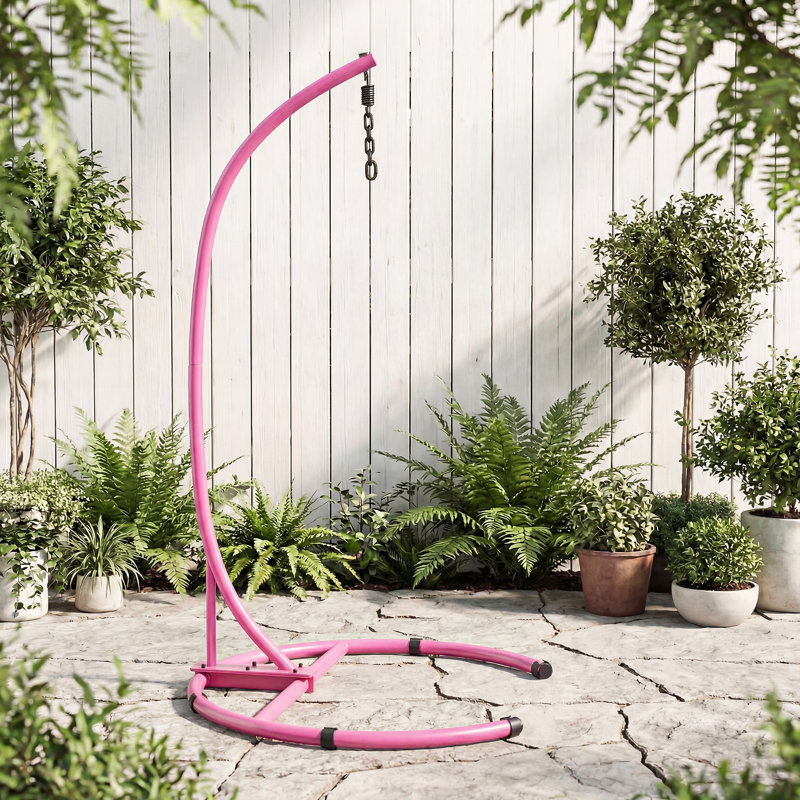 Support suspendu robuste - Support de hamac thermolaqué pour chaise de hamac, intérieur et extérieur (support uniquement)
