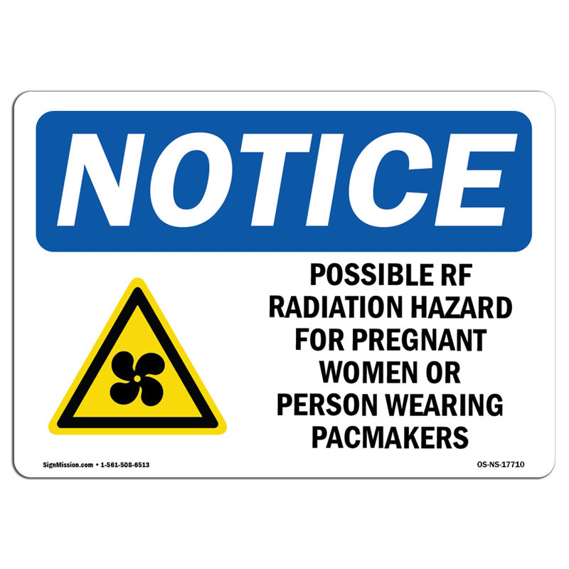 Possible RF Radiation Hazard Sign
