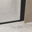 35-34 "x 72" Bifold Shower Door, 1/4"(6mm) Tempered Glass, Matte Black Aluminum Frame, Explosion Proof Film-125501986