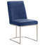 Chaise d'appoint rembourrée en velours Harriss-2012099667