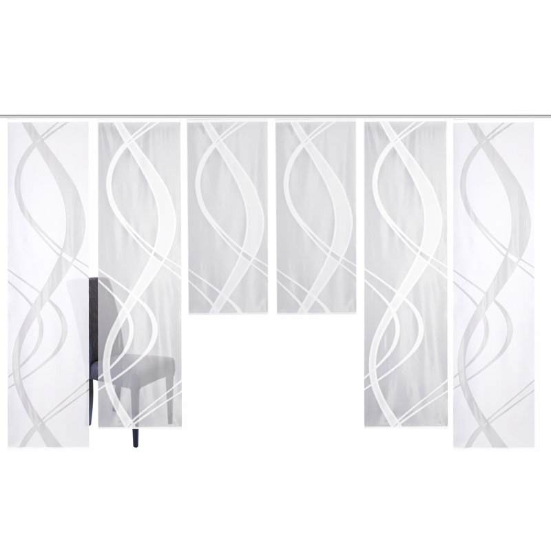 Mccree Semi Sheer Curtain Panel Pair, Width 57 x Drop 225 cm