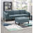 Beautiful 5Pcs Modular Sectional Set 2X One Arm Chairs 2X Armless Chair 1X Ottoman Living Room Furniture Mineral Color Morgan Fabric-914729258
