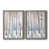 Toile avec cadre gris