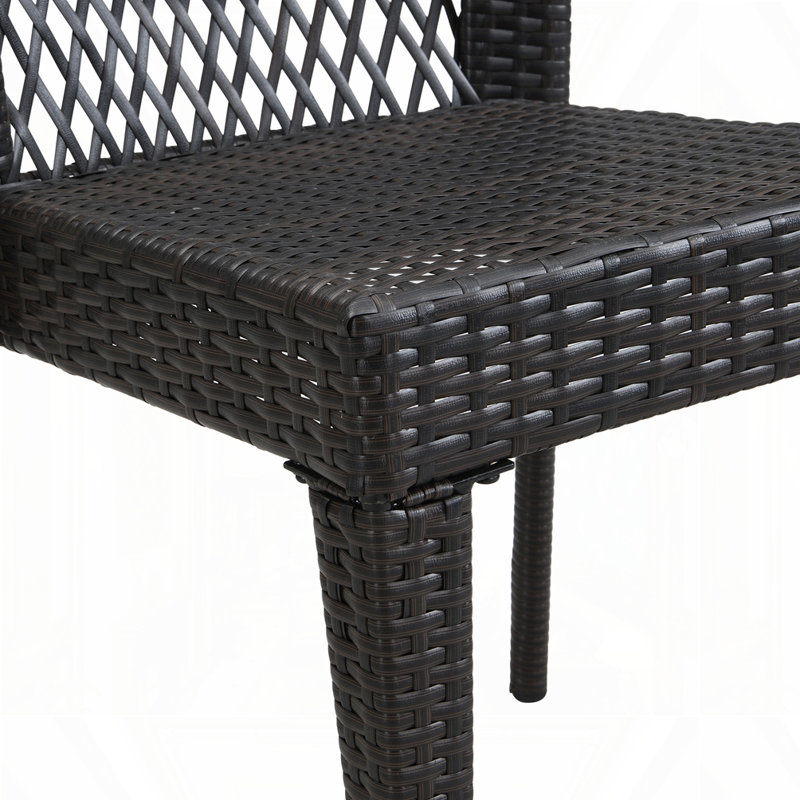 Ensemble de 2 chaises de salle à manger d'extérieur