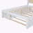 Davied 2 Drawers Standard Bed with Trundle, Built-in LED Lighting and USB Ports-349638088-349638089