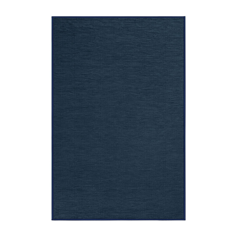 Machine Washable Solid Gray Area Rug, Rectangle 3' x 5'