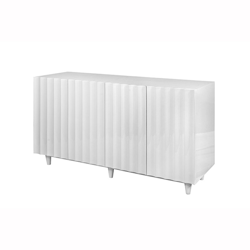 Odette 60'' Sideboard, White Lacquer