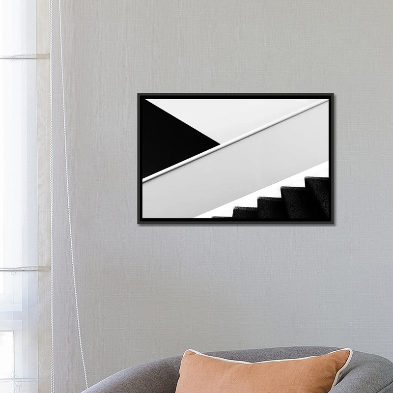 « différentes façons », reproduction d’impression sur toile, H 18 po x l 26 po x P 1,5 po, Toile encadrée noire, Pas de tapis