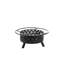 Maisonet Round Steel Charcoal Smokeless Fire Pit