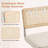 Marlow Upholstered 26" Linen Counter Stool With Rattan Cane Back And Metal Frame-572498130-595419765-589575767