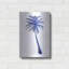 «Blue Palm Tree I» par Seven Trees Design, art mural en métal-2057337017