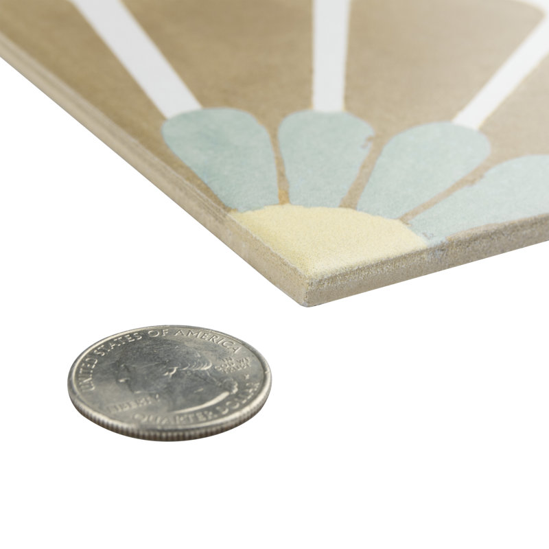 Carreau de céramique à motif pour mur et plancher 8 po x 8 po Revival