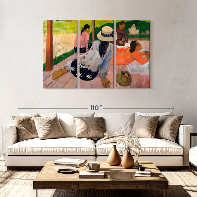 Leisha The Siesta 1892-1894, H 48 po x l 74 po